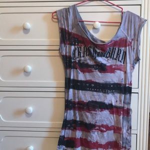 graphic crash and burn tank